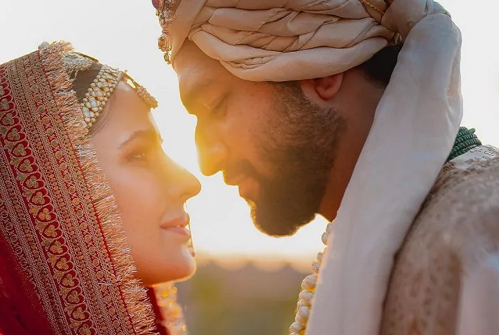 Katrina Kaif-Vicky Kaushal&#8217;s Wedding Pictures: The Couple Looks Every Bit Dreamy