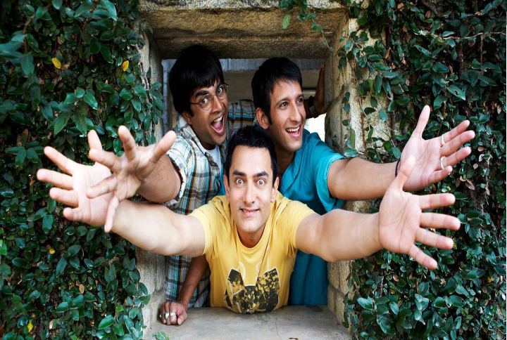 R Madhavan, Aamir Khan and Sharman Joshi in 3 Idiots
