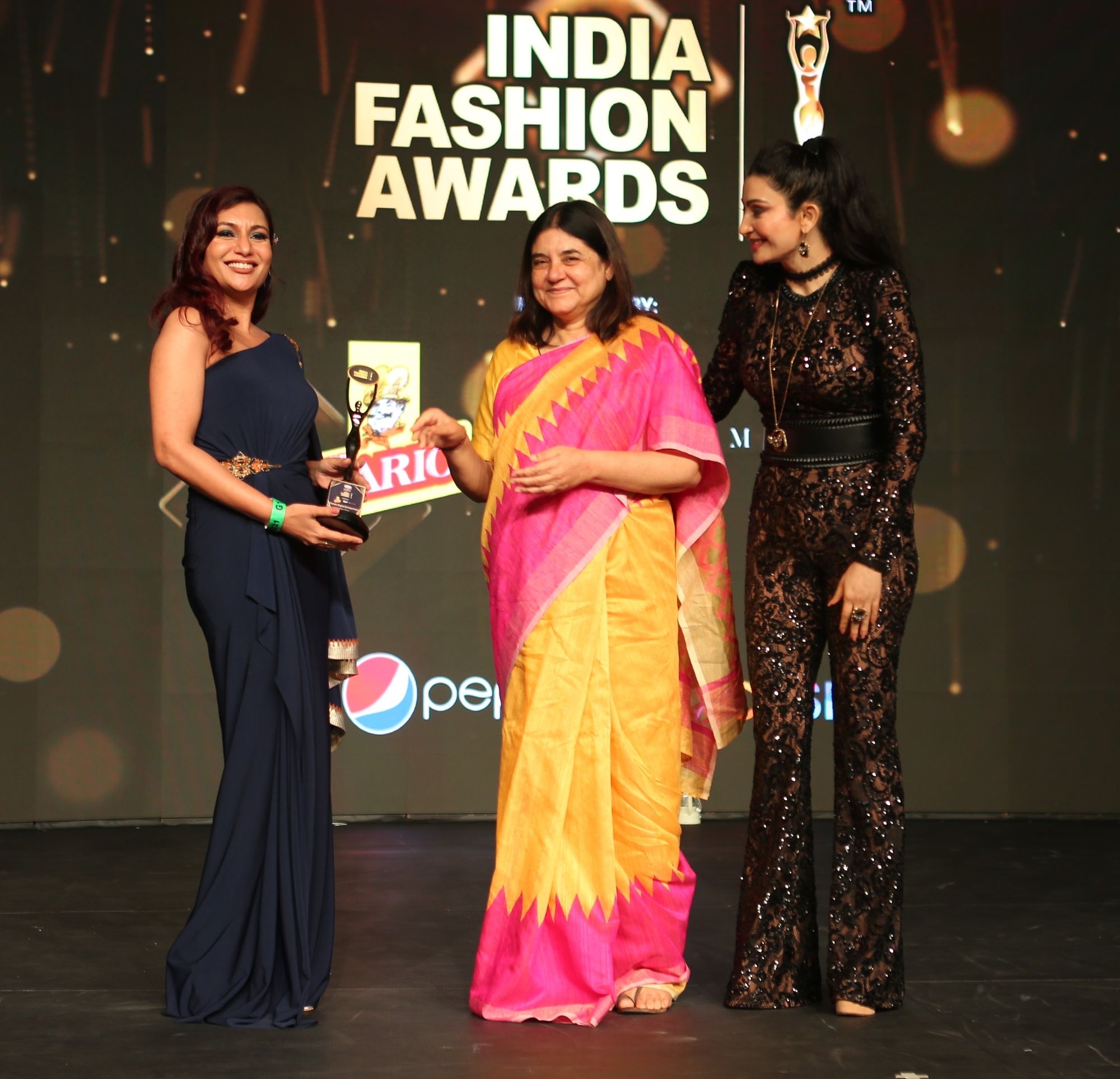 Malini Agarwal Bags Two Wins At India Fashion Awards 2021