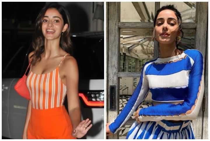 Ananya Panday Adds A Burst Of Colour To Her OOTD With Stripes