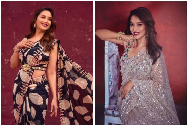Madhuri Dixit Nene Looks Radiant And Graceful In These Two Sarees