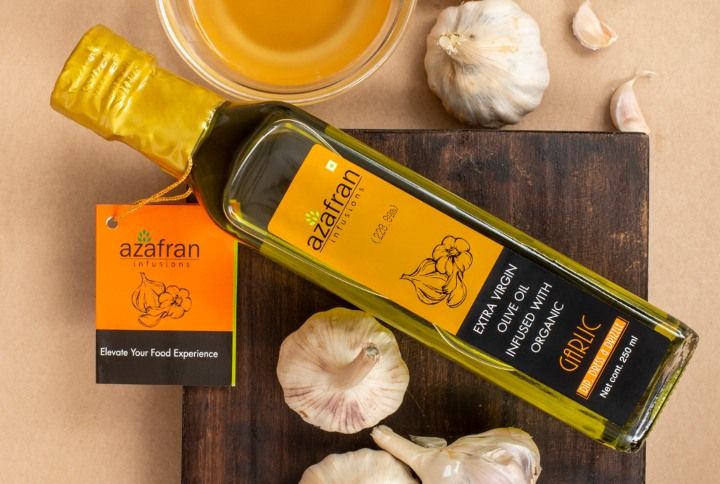 Azafran Garlic Infused Olive Oil