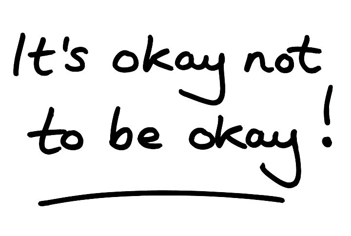It's Okay Not To Be Okay Quote By chrisdorney | www.shutterstock.com