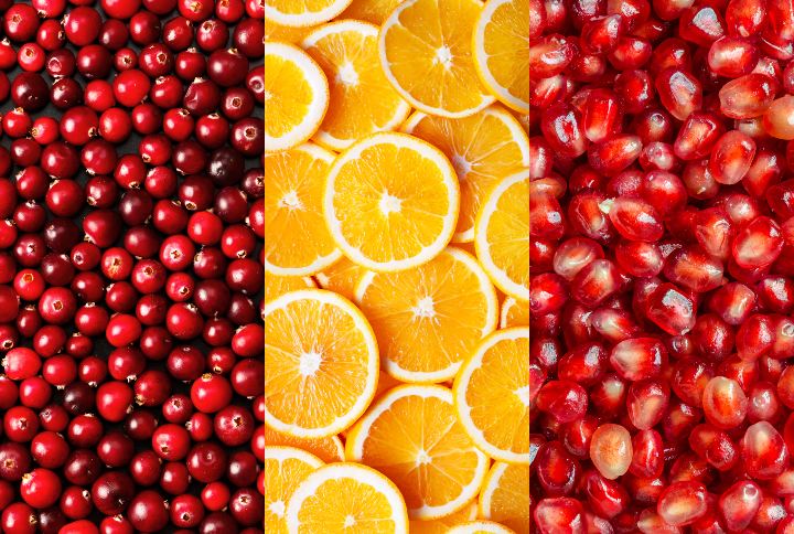 Cranberries, Oranges & Pomegranate | www.shutterstock.com