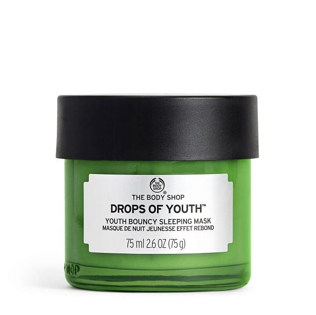 The Body Shop, Drops Of Youth Bouncy Sleeping Mask (Source: www.thebodyshop.in)