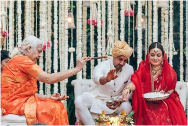 Dia Mirza Showered With Praises By Fans For Having A Priestess Conduct Her Wedding