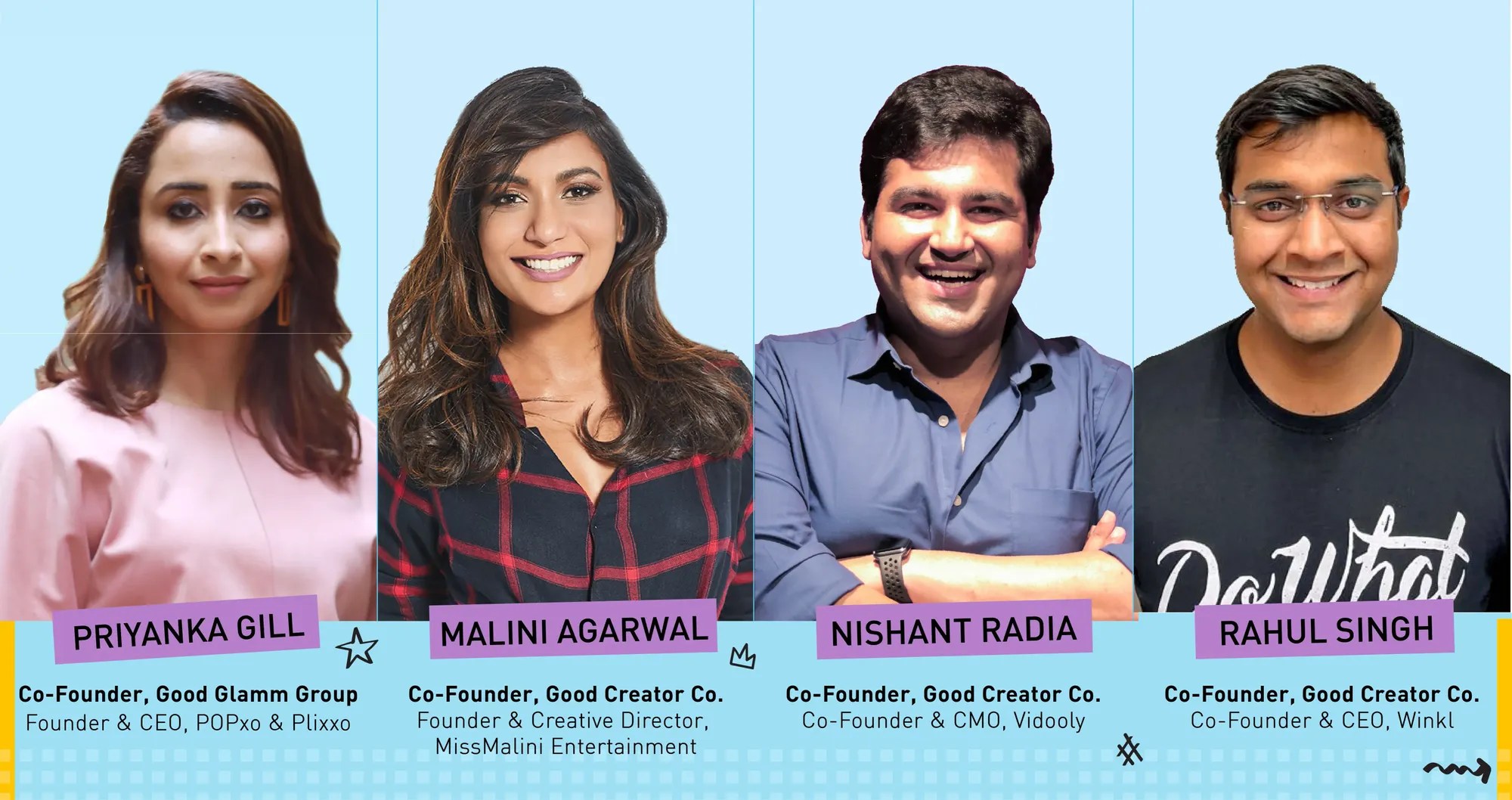 Plixxo, MissMalini, Winkl and Vidooly Spin Off From Good Glamm Group To Form Good Creator Co., India’s Largest Creator Ecosystem