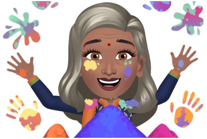 Facebook Holi Avatars (Source: Facebook)