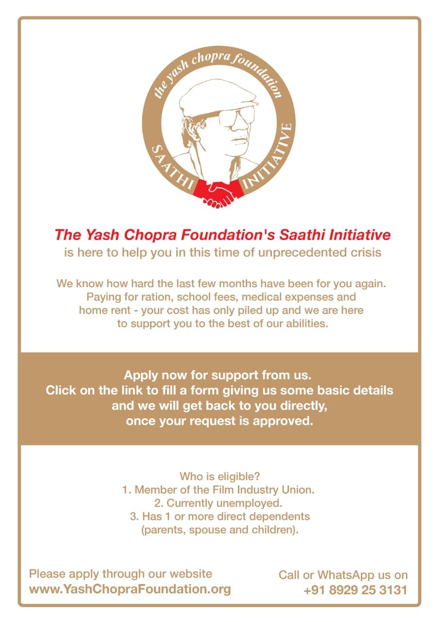 Yash Chopra Saathi Initiative
