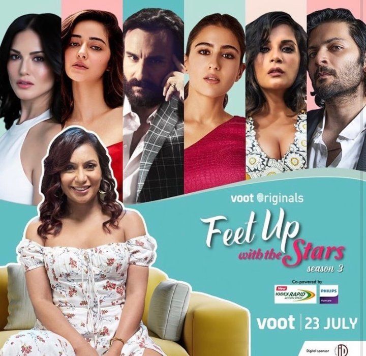 Feet Up With The Stars Poster (Source: Instagram | @missmalini)