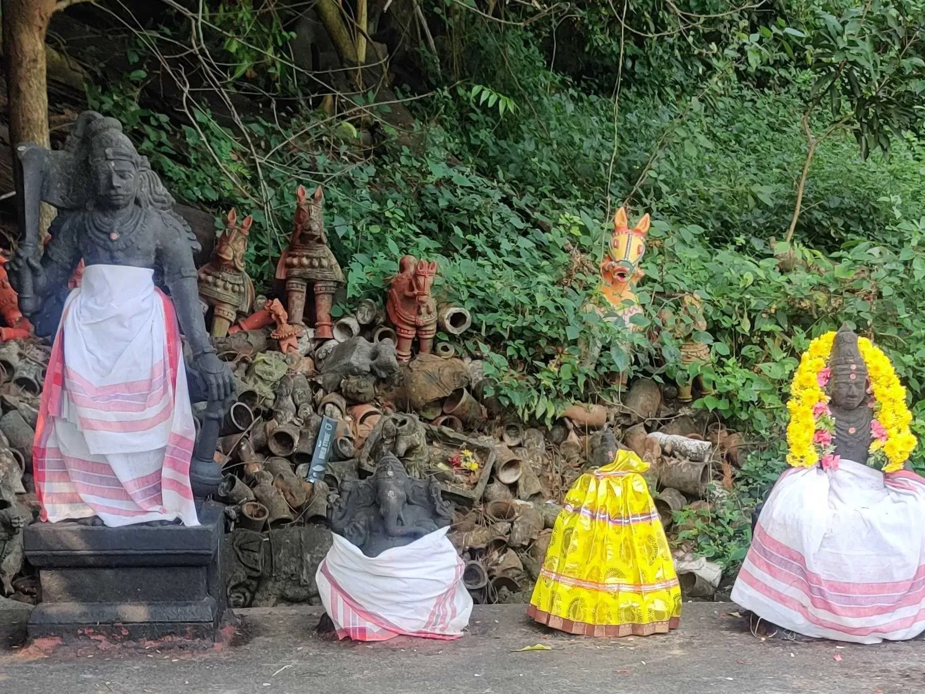 Lord Ayanar Idol At The Namana Samudra Temple