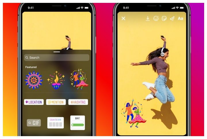 Instagram Celebrates Diwali With New Festive Stickers & Multi-Author Story Feature