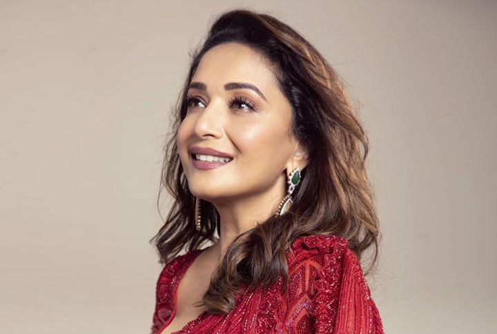Madhuri Dixit Nene’s OOTD Gracefully Mixes Two Popular Bridal Silhouettes