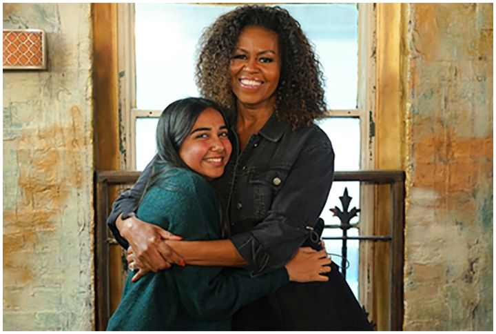 Prajakta Koli and Michelle Obama