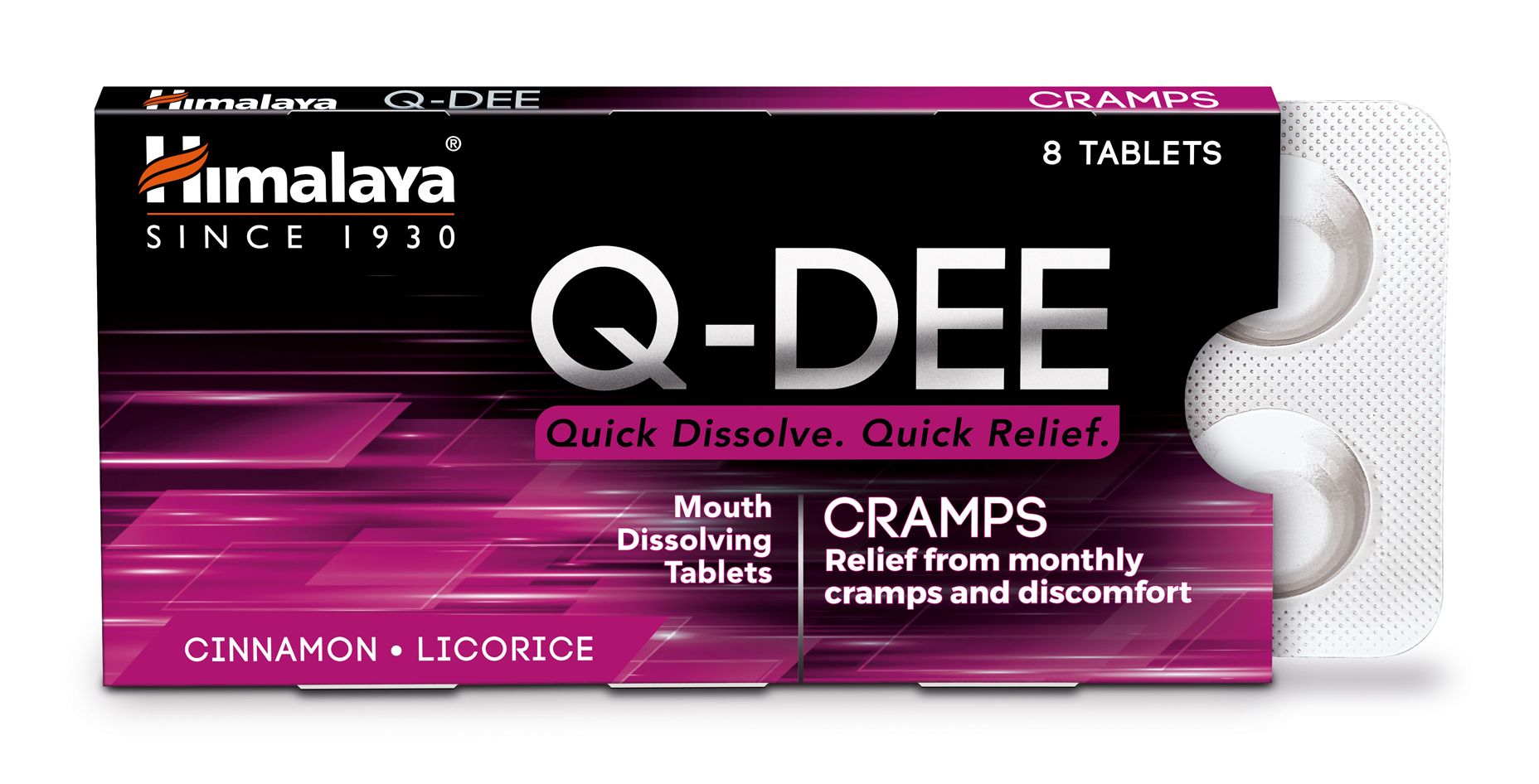 Himalaya QDEE Cramp Relieving Tablets
