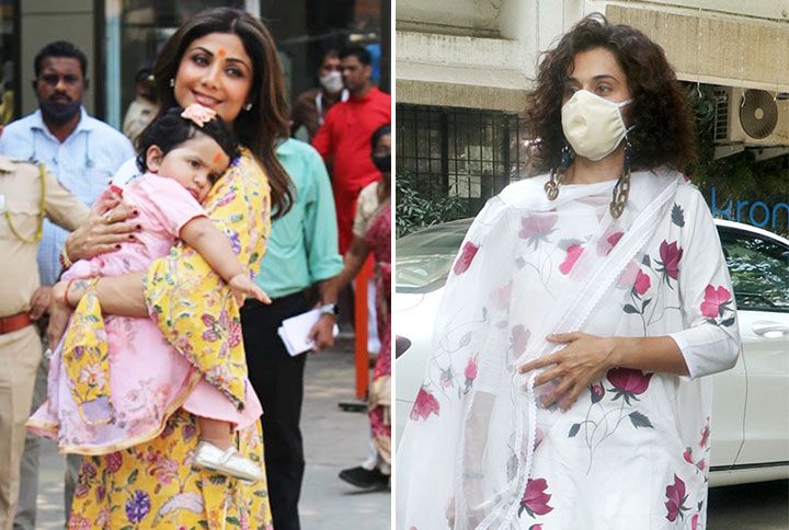 Shilpa Shetty &#038; Taapsee Pannu Step Out In Outfits Featuring Spring’s Most-Loved Print