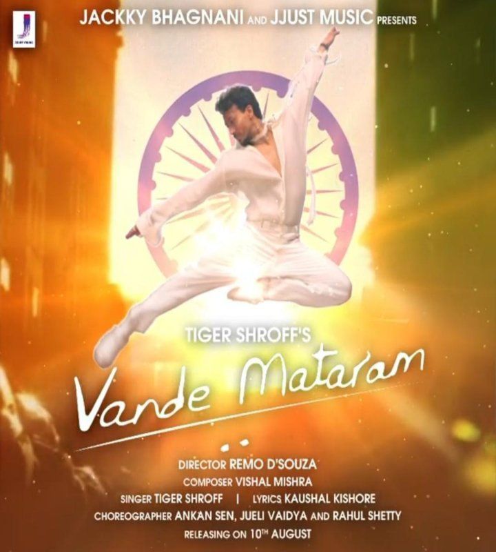 Tiger Shroff's music video poster
