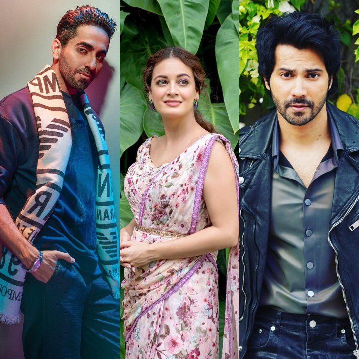 Ayushmann Khurrana, Dia Mirza and varun Dhawan (Source: Instagram | @varundvn, @ayushmannk, @diamirzaofficial)