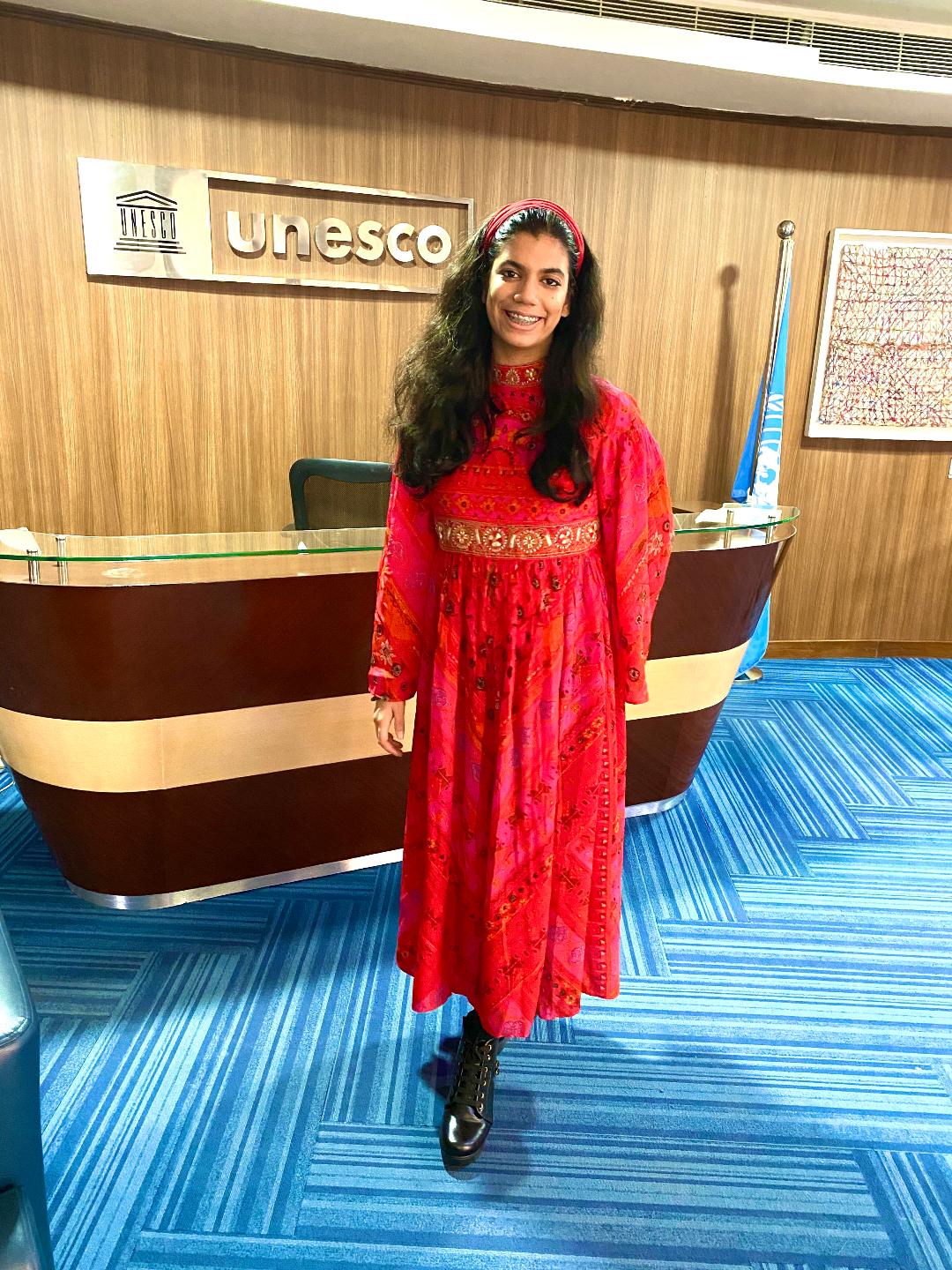 Author Ilina Singh at UNESCO