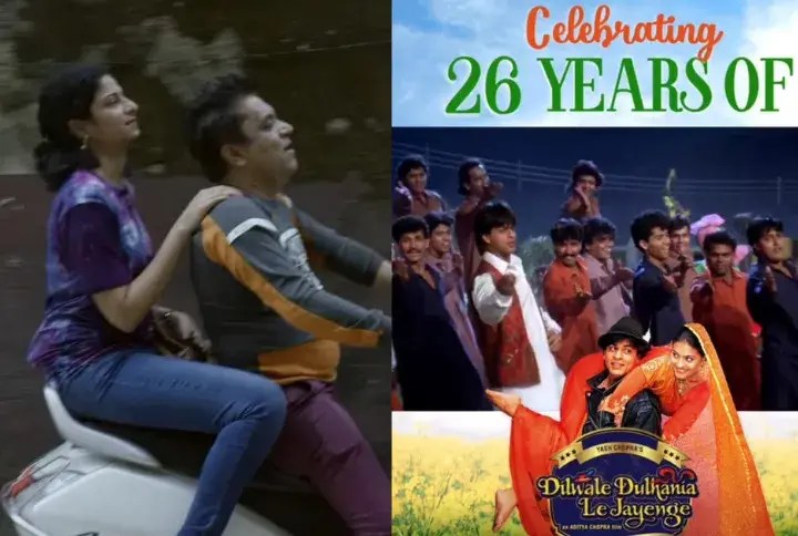 Maratha Mandir Cinema: Sarika &#038; Swanand Kirkire Celebrate 26 Years Of Dilwale Dulhaniya Le Jayenge With A Short Film