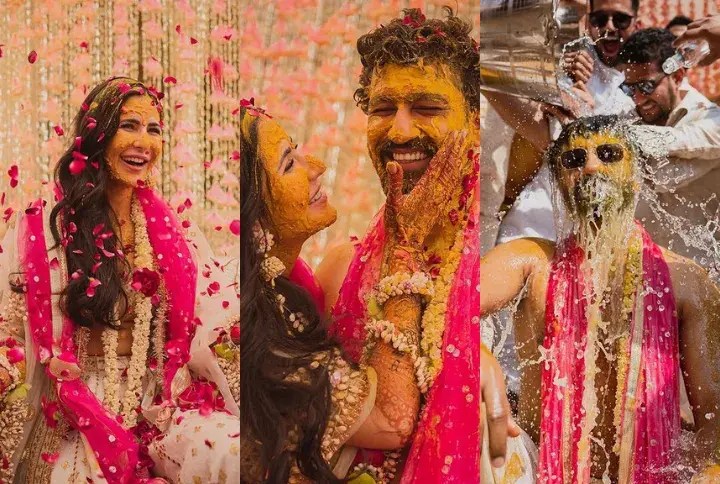 Katrina Kaif -Vicky Kaushal Wedding: The Haldi Pictures Of The Couple Are Adorable