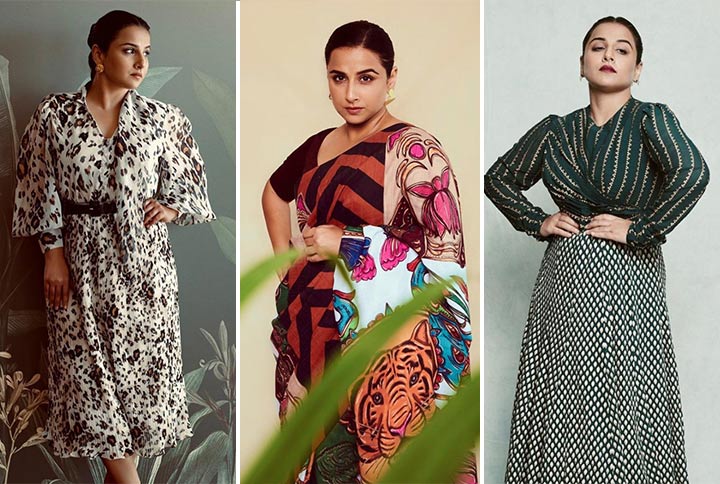 Vidya Balan’s Latest Outfits Will Inspire You Try On Bold Prints