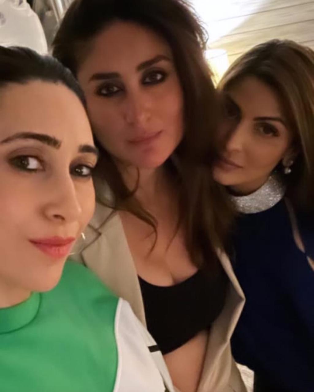 Karisma Kapoor, Kareena Kapoor and Riddhima Kapoor (Source: Instagram stories | @riddhimakapoorsahni)