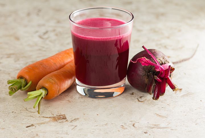 Beetroot, carrot and fresh homemade beetroot juice by Melica | www.shutterstock.com