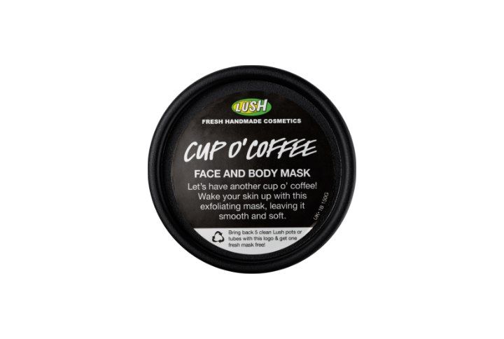 Lush, Cup O’ Coffee Face and Body Mask (source: www.lush.com)