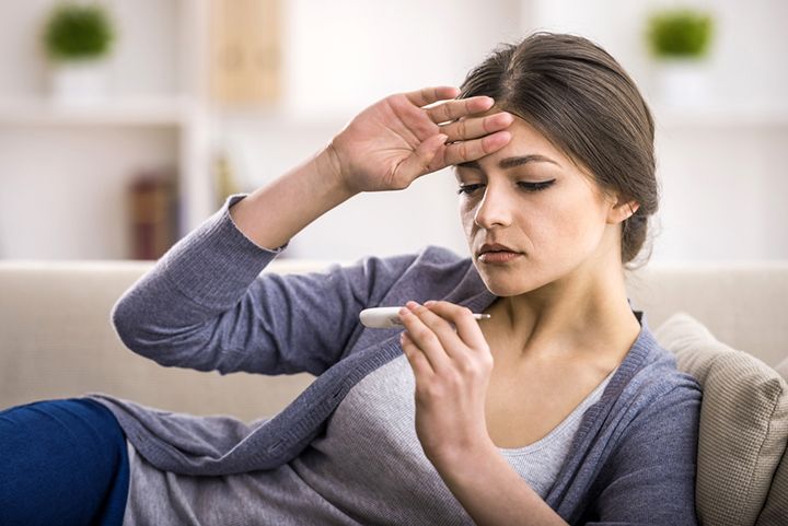 Woman With Fever (Image Courtesy: Shutterstock)