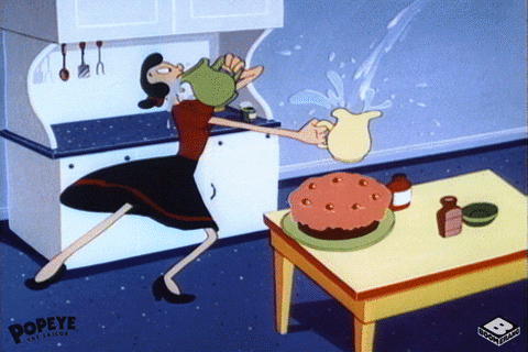 Too Much To Handle Olive Oyl GIF - Find & Share on GIPHY