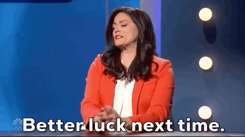 Better Luck Next Time Snl GIF by Saturday Night Live - Find & Share on GIPHY