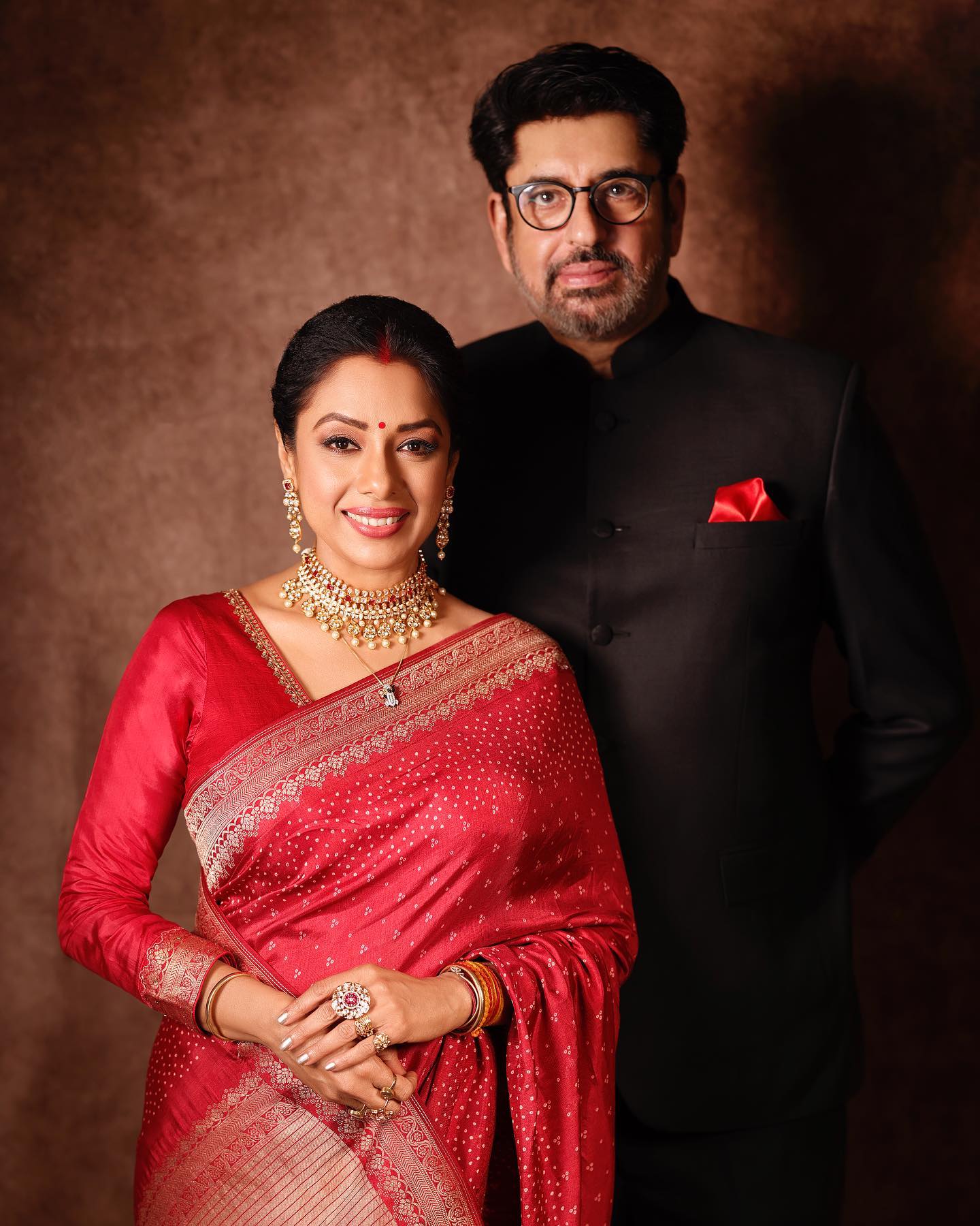 Rupali Ganguly With Husband Aswin K Verma