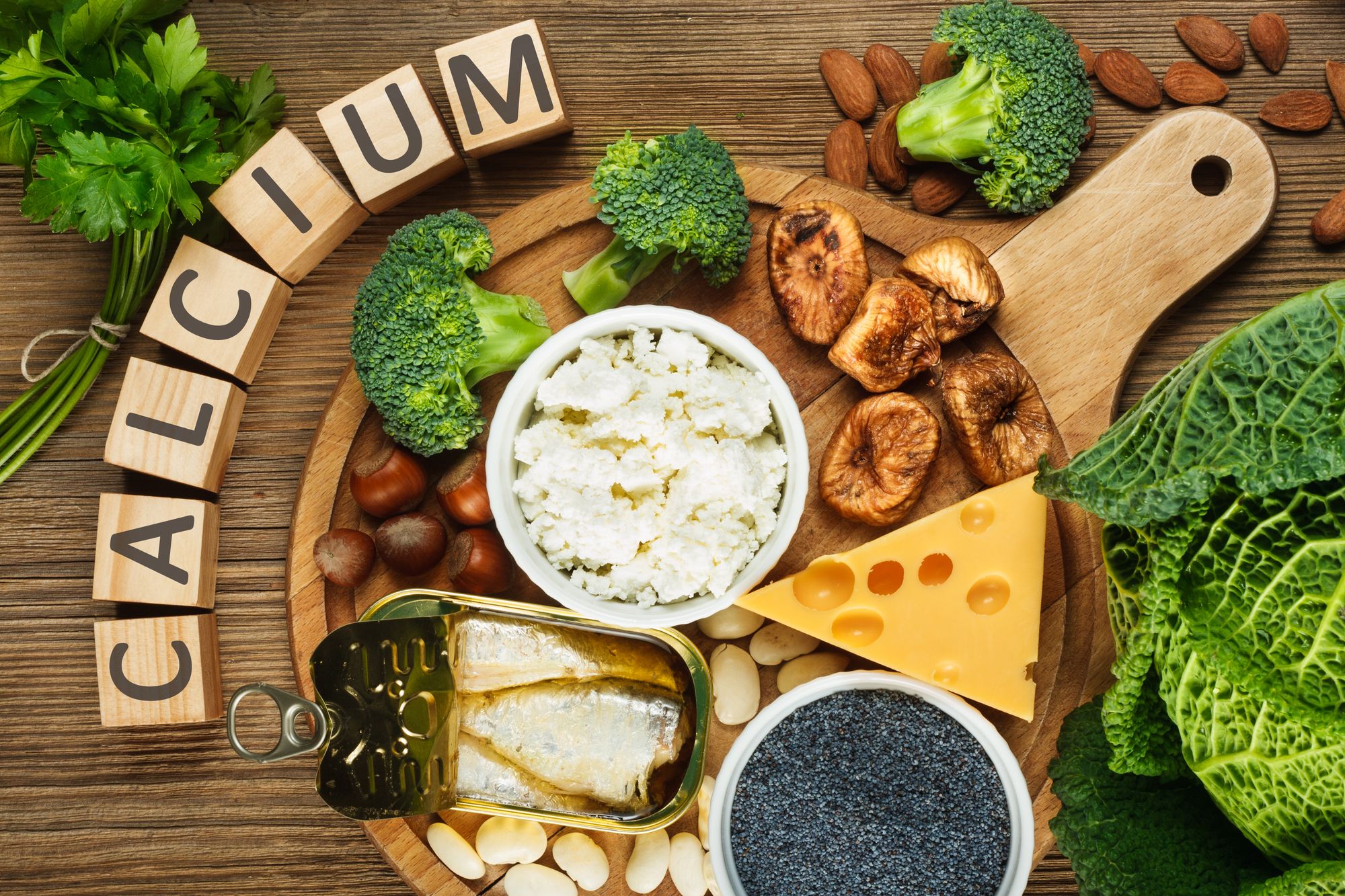 Calcium-rich foods By Evan Lorne | www.shutterstock.com