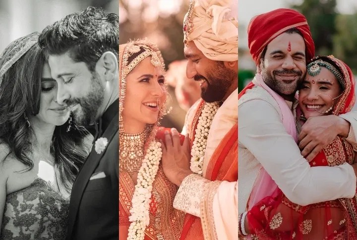 From Farhan Akhtar-Shibani Dandekar to Katrina Kaif-Vicky Kaushal &#038; RajKummar Rao-Patralekhaa: These 9 Wedding Portraits Have Our Hearts