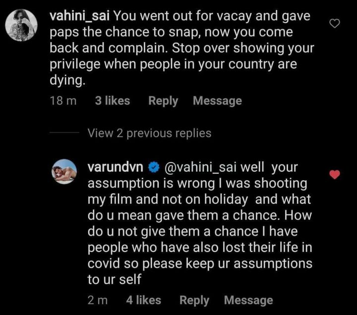 Varun Dhawan's Reply To A Troll