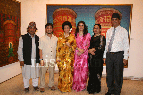 Kiran Manandhar, Manish lal, Princes Asha Raje Gaekwad, Shrestha, Praggyashree gaekward, Dr. Seema Sharma Shah and Uma Shankar Shah