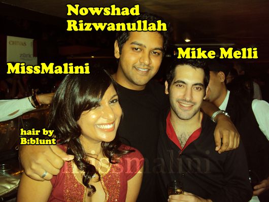 MissMalini, Nowshad and Mike