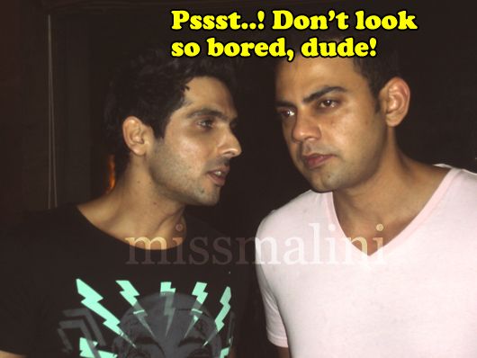 Zayed Khan and Cyrus Sahukar