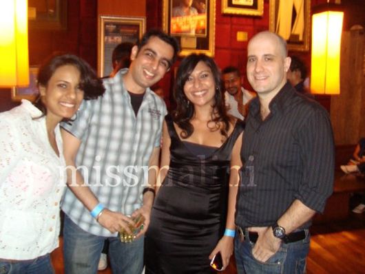 Rebecca Maria Vaz, Chetan Kapoor, MissMalini and Ashwin Mushran