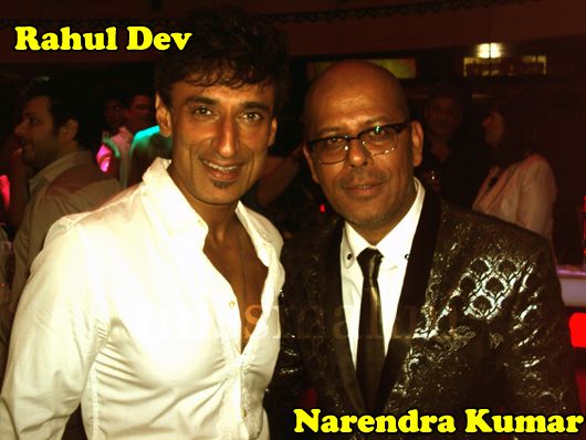Model & actor Rahul Dev with designer Narendra Kumar