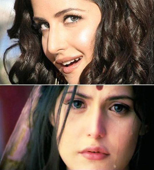 Katrina Kaif (top) and Zarine Khan (bottom)