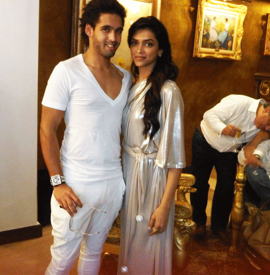 Siddharth Mallya and Deepika Padukone (photo courtesy fashionscandal.com)