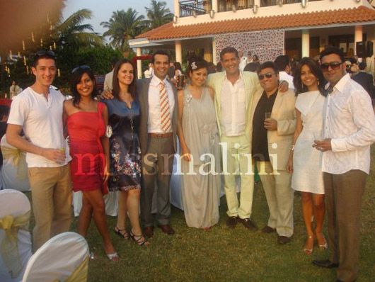 Mike, MissMalini, Natalie, TC, Sabina & A.D. Singh, Fahad Samar, Junelia and Ash Chandler