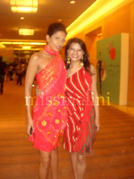 Designer Anupama (right)