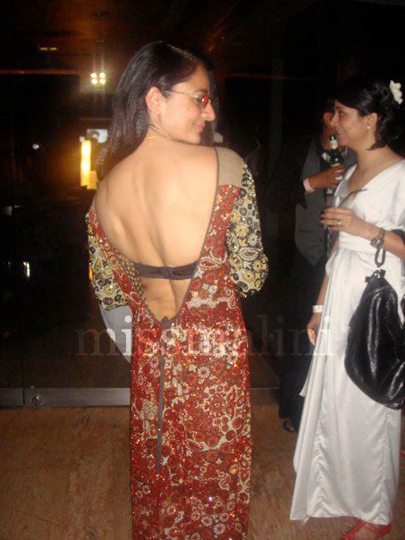 Sabina Chopra in Sabyasachi at a Fashion Week after-party March '10