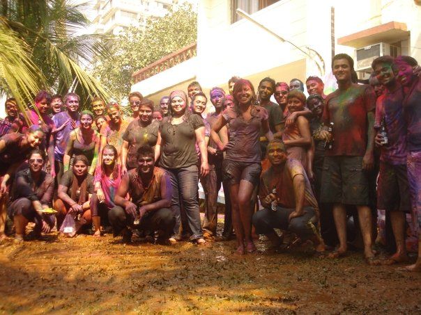 Happy Holi! (Can you spot me front and centre?)