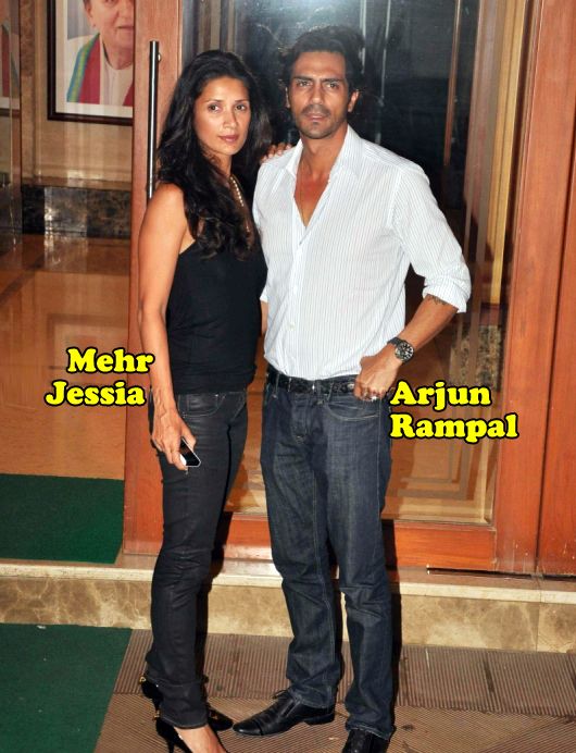 Mehr Jessia and Arjun Rampal