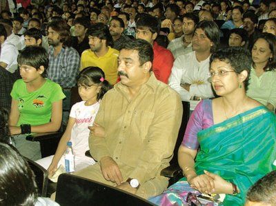 Kamal Hassan with his family