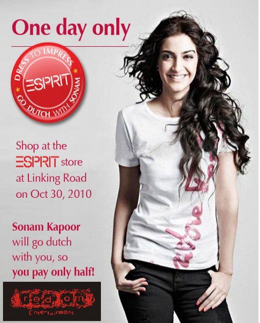 Get Ready for Sonam Kapoor’s Fashion Class at Esprit!